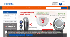 Desktop Screenshot of fotelespa.pl
